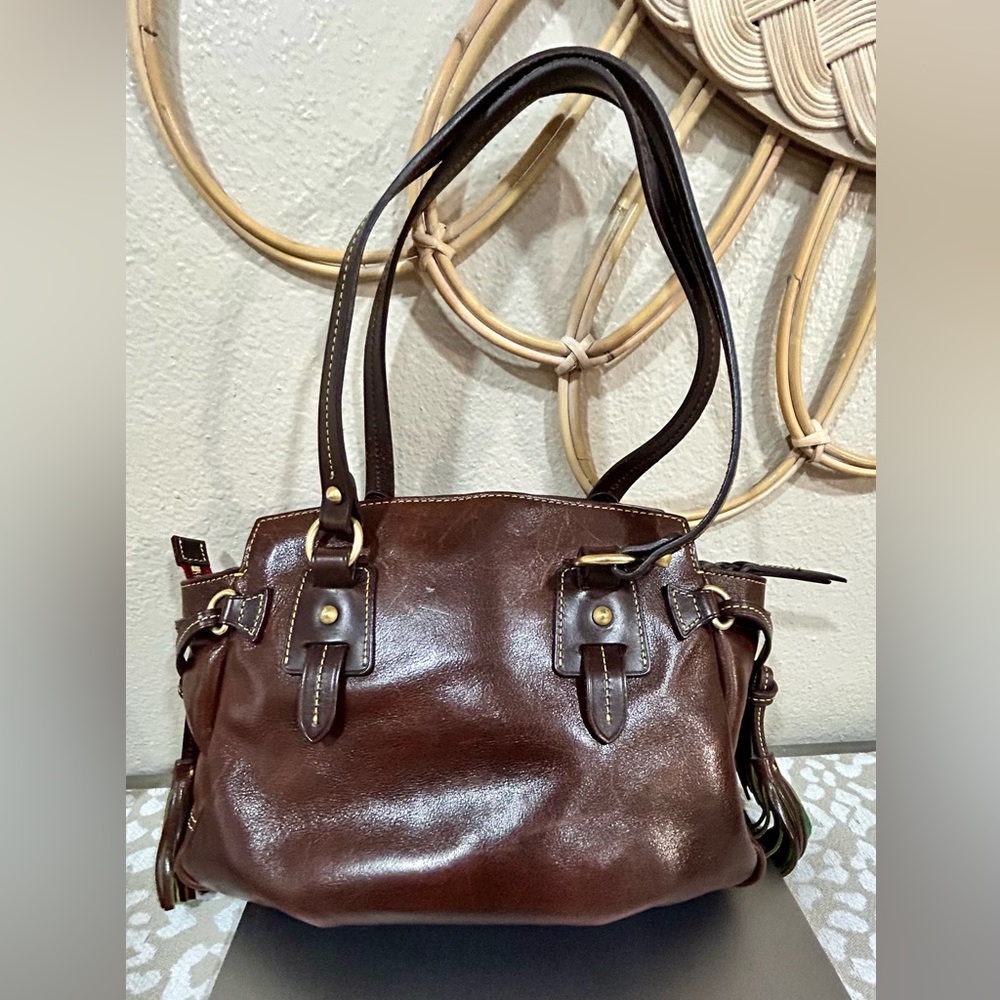 Brown Dooney & Bourke Florentine bag